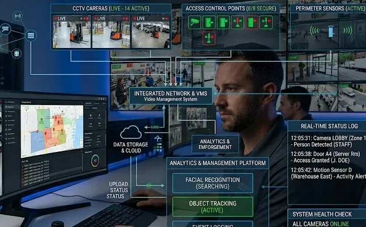 Commercial security system and access control installation for Chicago businesses