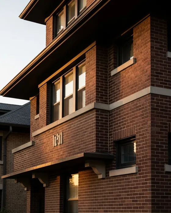 Smart security device and camera installed on an Oak Park residence, representing professional security solutions in the village.